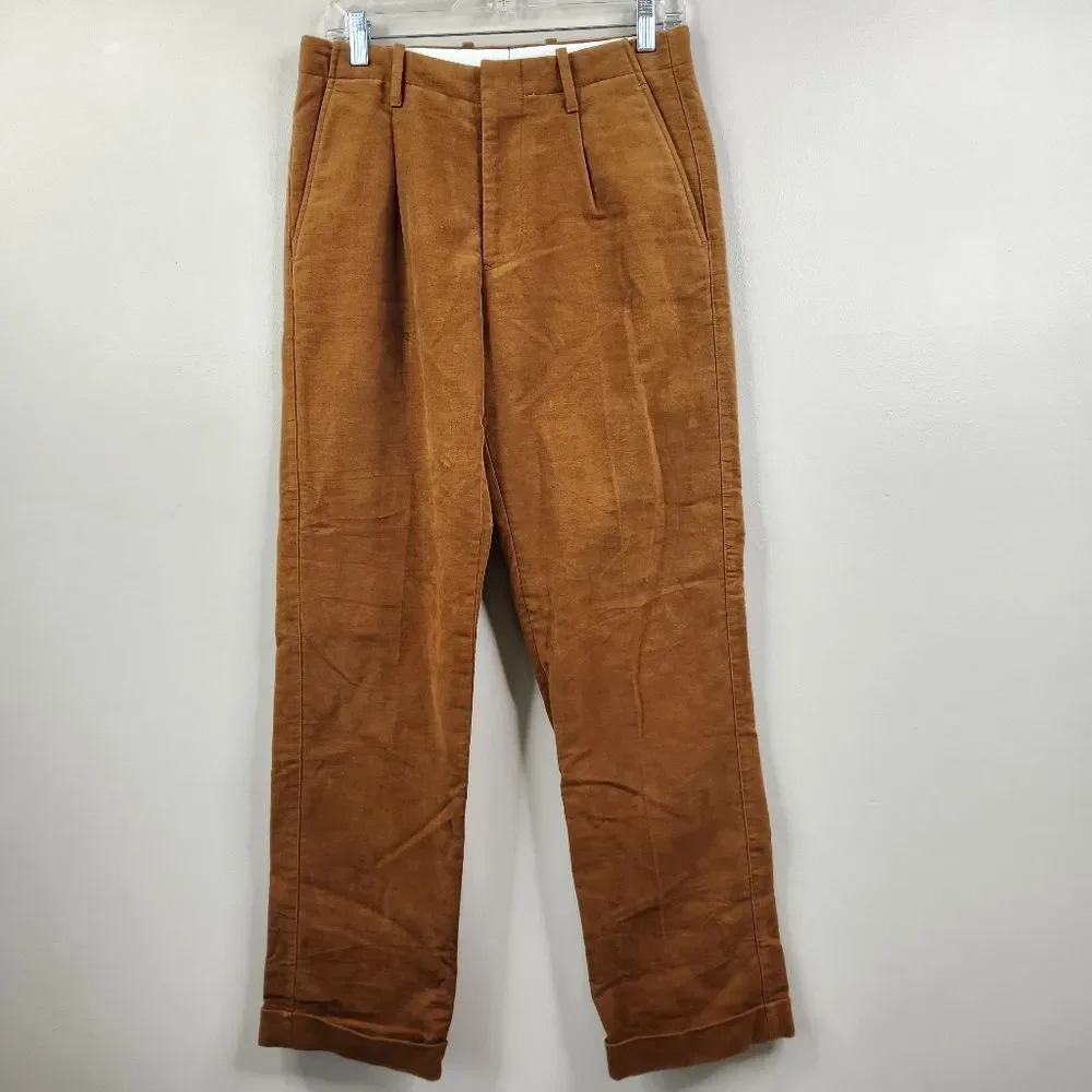 NEW J. Crew Mens Duca Visconte Kenmare Pleated Front Trouser Pants 28x32